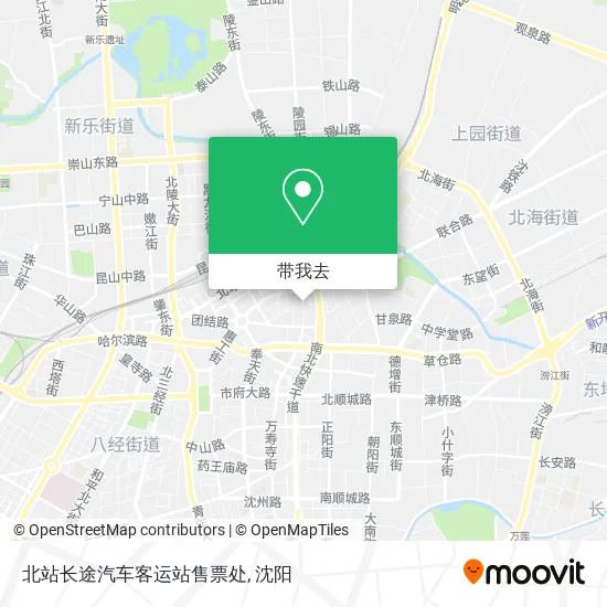 北站长途汽车客运站售票处地图