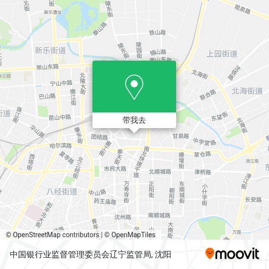 中国银行业监督管理委员会辽宁监管局地图