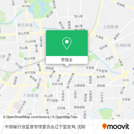 中国银行业监督管理委员会辽宁监管局地图