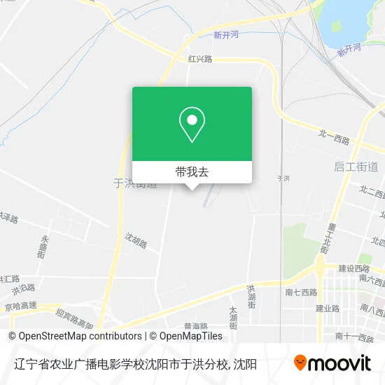 辽宁省农业广播电影学校沈阳市于洪分校地图