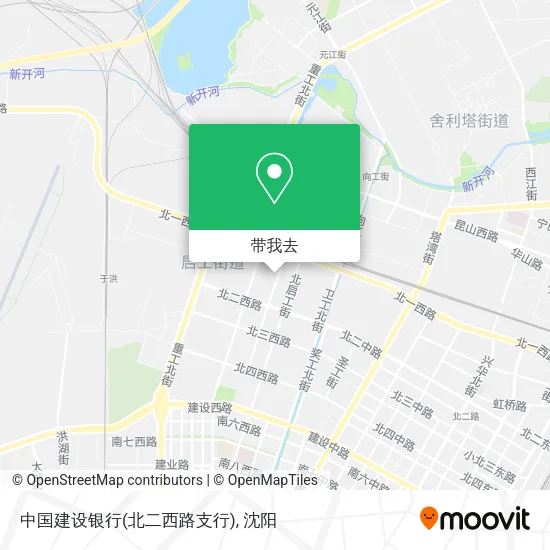 中国建设银行(北二西路支行)地图