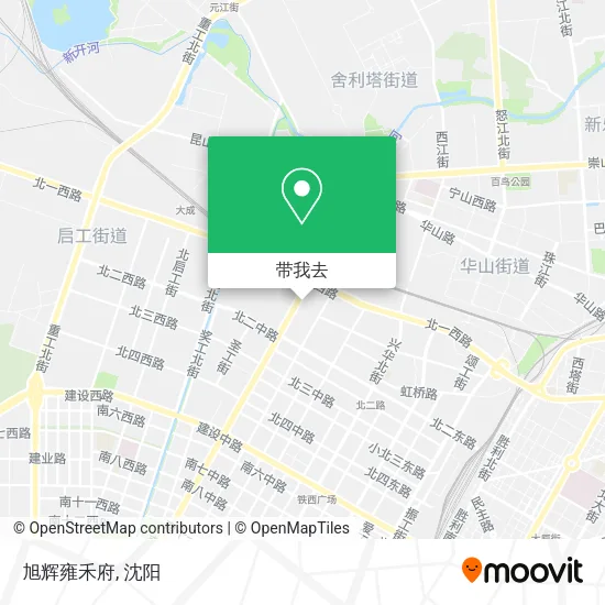 旭辉雍禾府地图