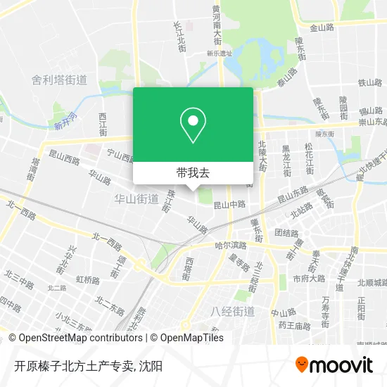 开原榛子北方土产专卖地图