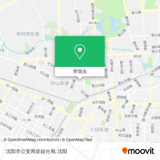 沈阳市公安局皇姑分局地图