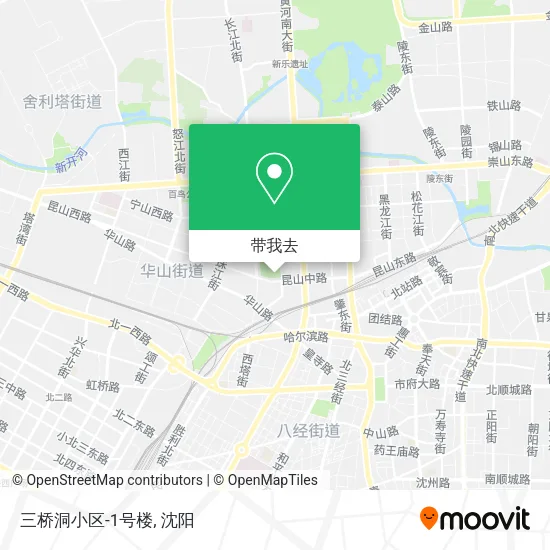 三桥洞小区-1号楼地图