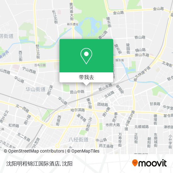 沈阳明程锦江国际酒店地图