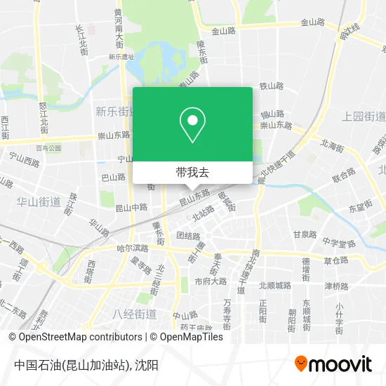 中国石油(昆山加油站)地图