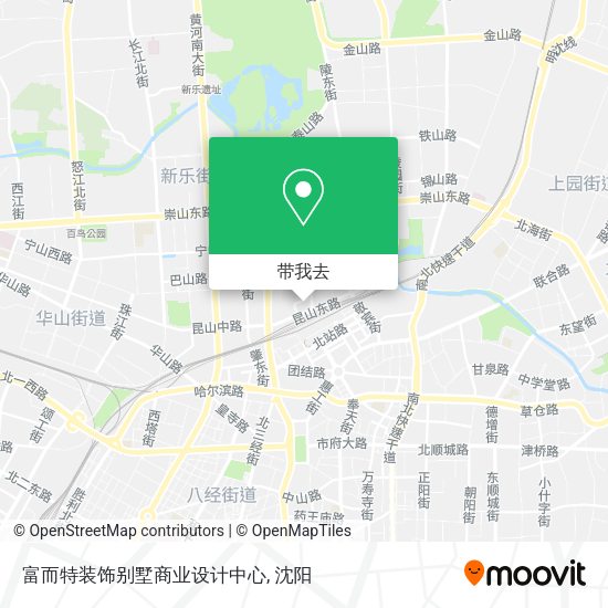 富而特装饰别墅商业设计中心地图