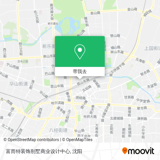富而特装饰别墅商业设计中心地图