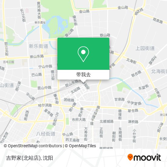 吉野家(北站店)地图