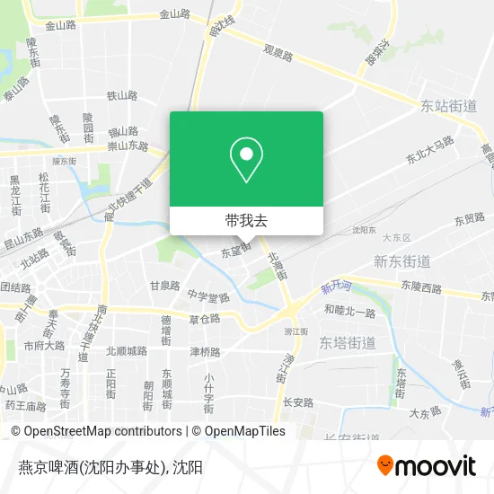 燕京啤酒(沈阳办事处)地图
