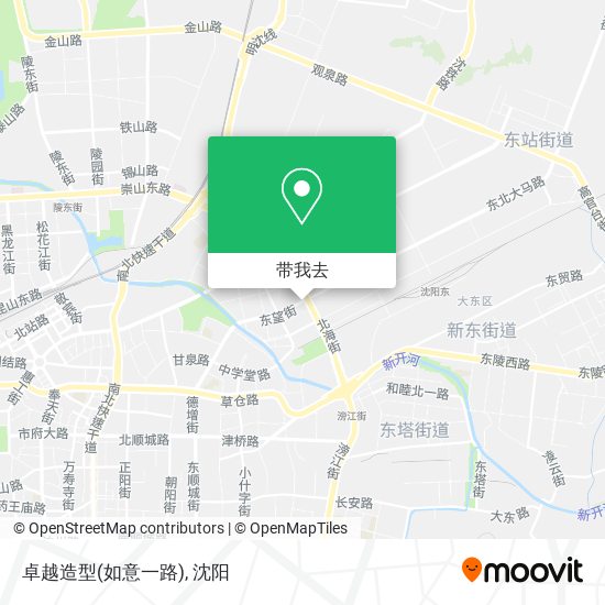卓越造型(如意一路)地图
