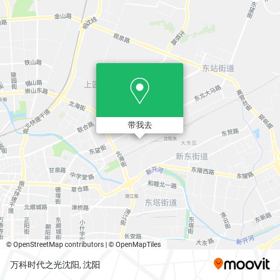 万科时代之光沈阳地图