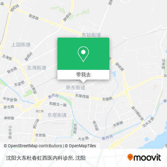 沈阳大东杜春虹西医内科诊所地图