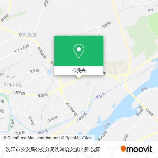 沈阳市公安局公交分局沈河治安派出所地图
