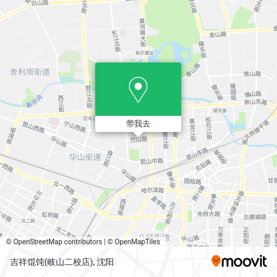 吉祥馄饨(岐山二校店)地图
