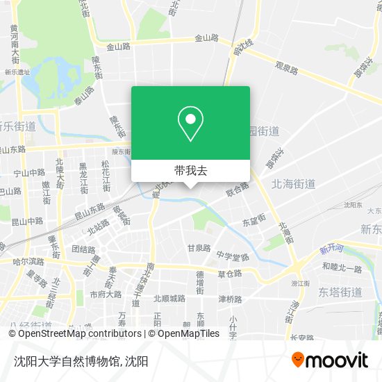 沈阳大学自然博物馆地图