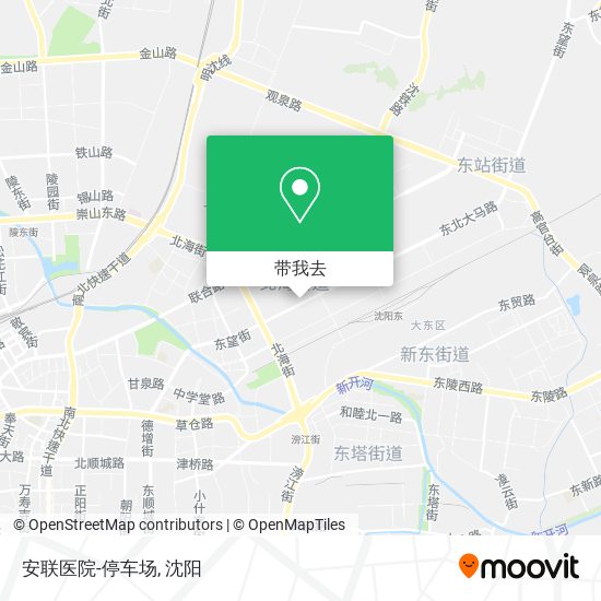 安联医院-停车场地图