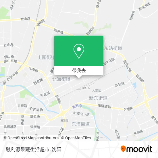 融利源果蔬生活超市地图