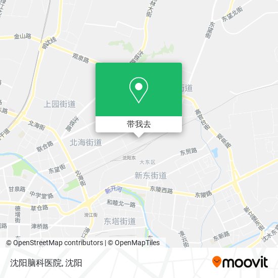沈阳脑科医院地图