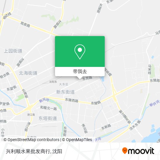 兴利顺水果批发商行地图
