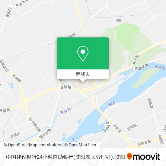 中国建设银行24小时自助银行(沈阳农大分理处)地图