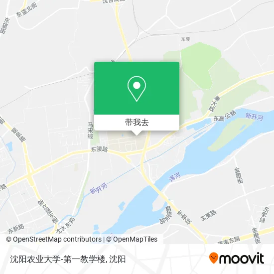 沈阳农业大学-第一教学楼地图