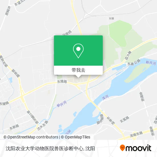 沈阳农业大学动物医院兽医诊断中心地图