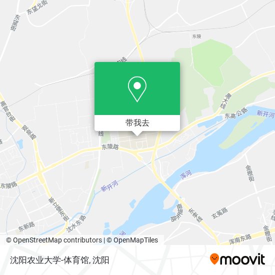 沈阳农业大学-体育馆地图