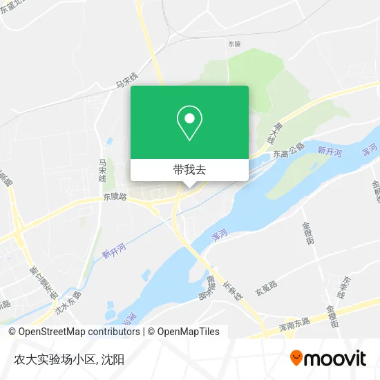 农大实验场小区地图