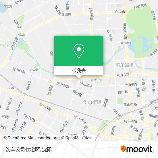 沈车公司住宅区地图