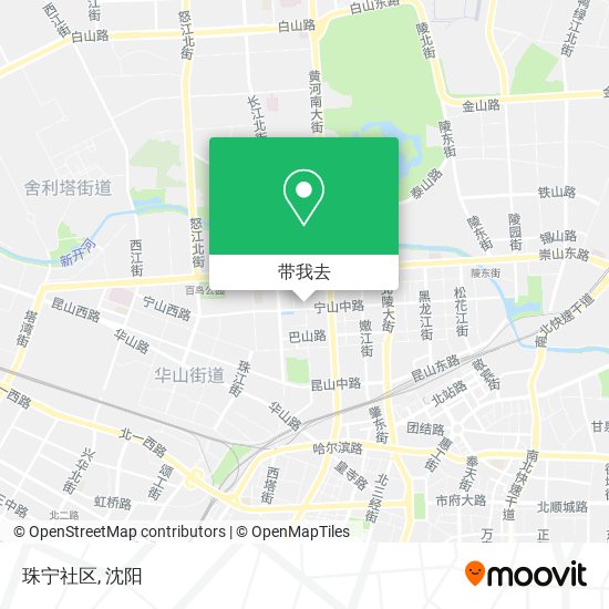 珠宁社区地图