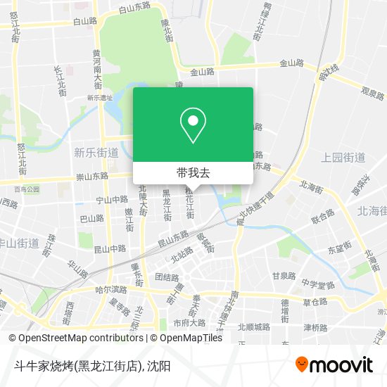 斗牛家烧烤(黑龙江街店)地图