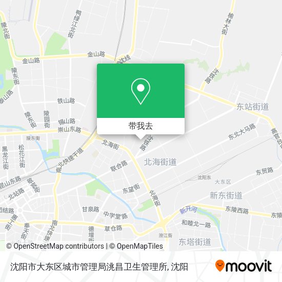 沈阳市大东区城市管理局洮昌卫生管理所地图