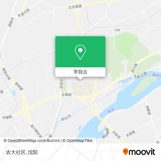 农大社区地图