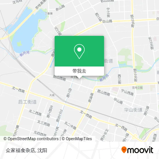 众家福食杂店地图