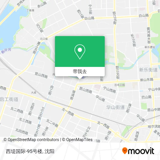 西堤国际-95号楼地图