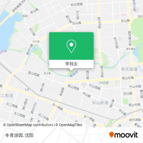冬青游园地图