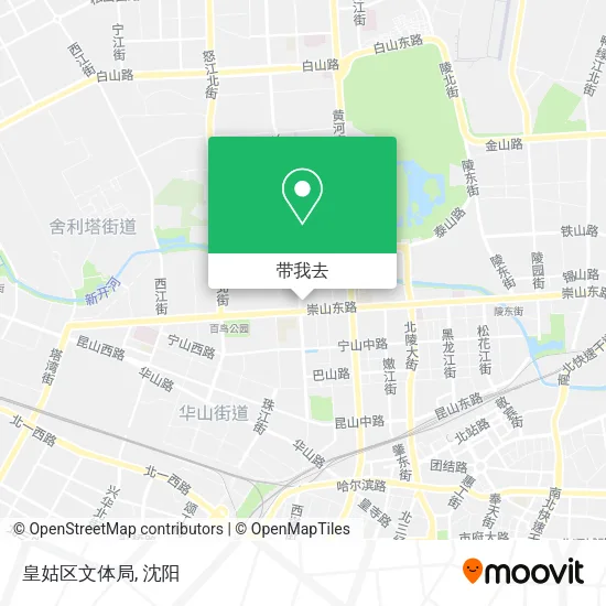 皇姑区文体局地图