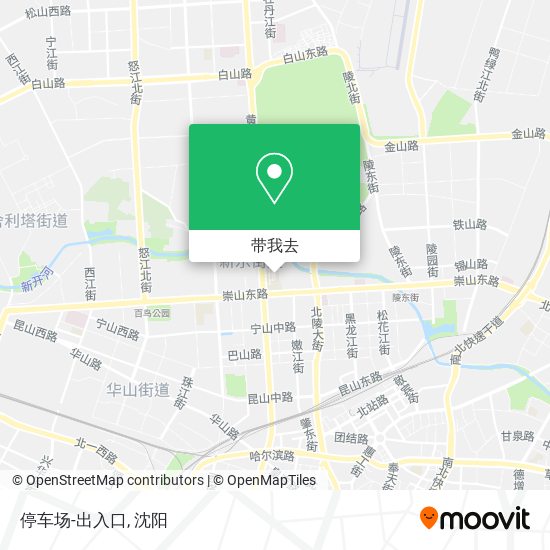 停车场-出入口地图