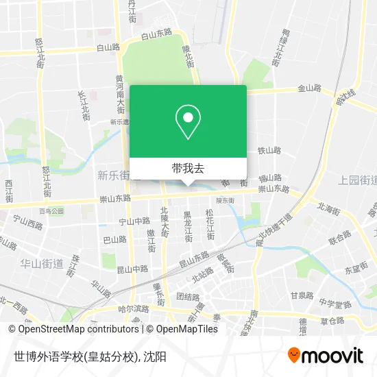 世博外语学校(皇姑分校)地图