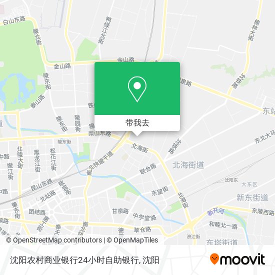 沈阳农村商业银行24小时自助银行地图