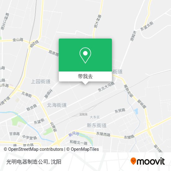 光明电器制造公司地图