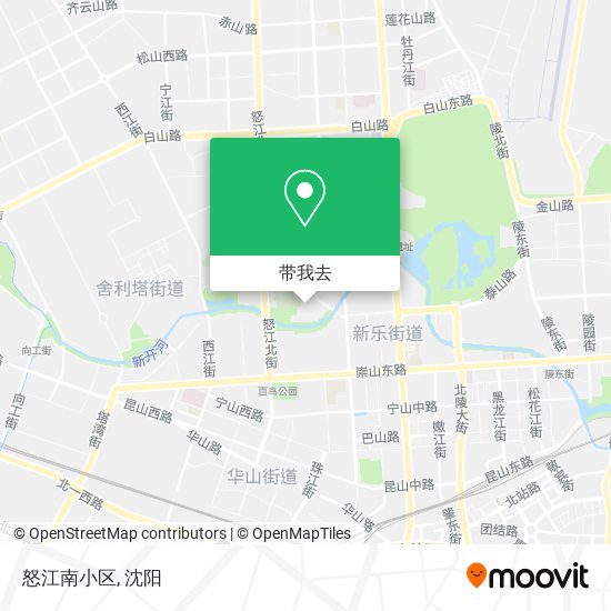 怒江南小区地图