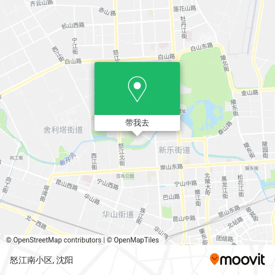 怒江南小区地图