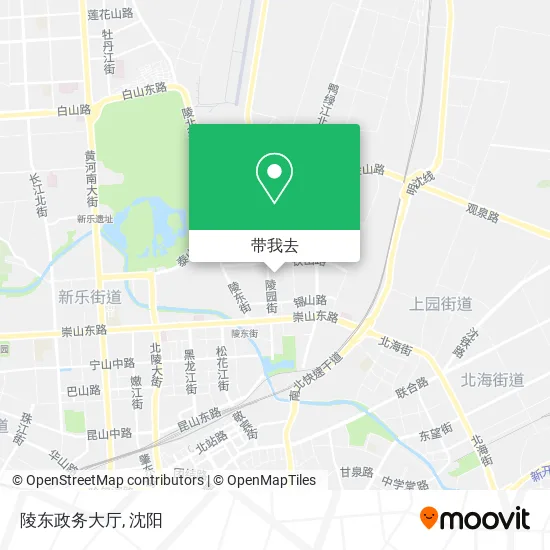 陵东政务大厅地图