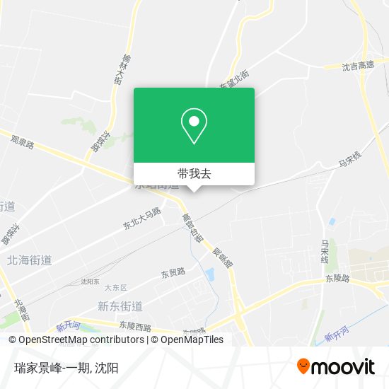 瑞家景峰-一期地图
