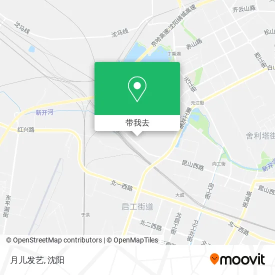 月儿发艺地图