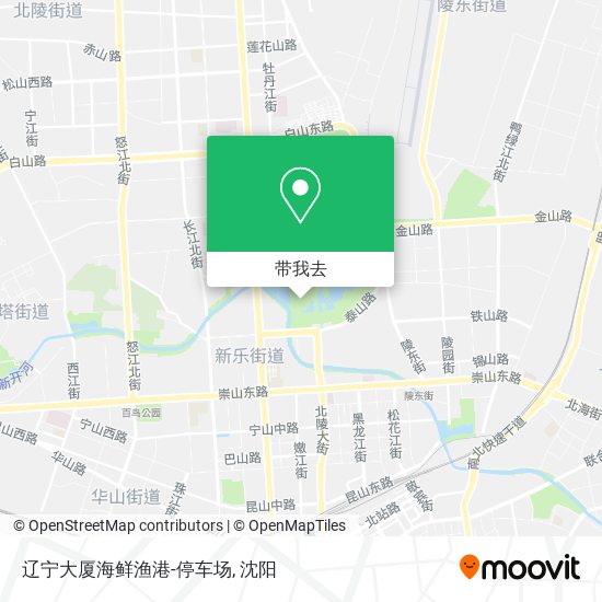 辽宁大厦海鲜渔港-停车场地图