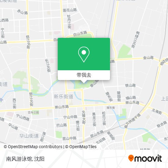 南风游泳馆地图